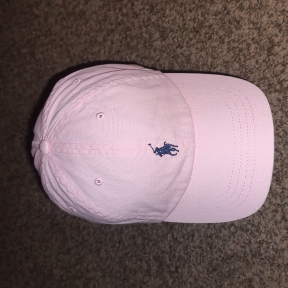 Polo Ralph Lauren Baseball Cap Pink Embroidered Logo - Picture 2 of 11